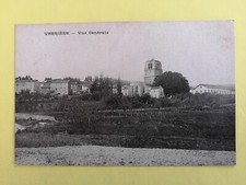 CP Ancienne 42 - VERRIÈRES en FOREZ (Loire) VUE GÉNÉRALE Église