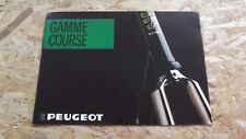 CATALOGUE/BROCHURE LES VELOS PEUGEOT GAMME COURSE - CYCLES PEUGEOT