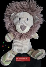F1 / Belle Peluche Lion Beige KSD bras Museau Jambe Crinière Laine 33cm