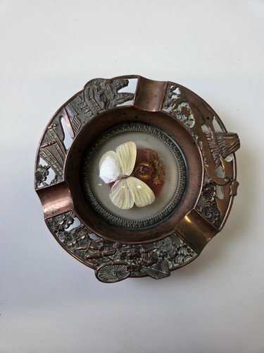 Ancien cendrier papillon - cendrier,