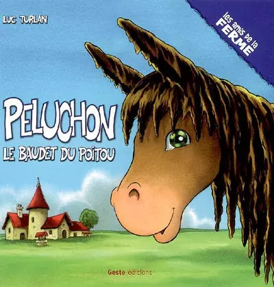Peluchon baudet du poitou - peluchon,, le