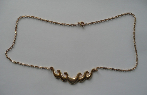 Collier plaqué or - en,