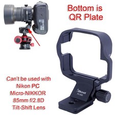 Collier de trépied d'objectif bague de trépied pour objectif Nikon PC-E Micro 85 mm f/2,8D Tilt-Shift Lens
