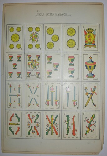 Jeu cartes espagnoles - jeu,