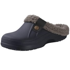 Pantoufles Colgs d'hiver pour hommes, chaussures de jardin imperméables, de qlt.