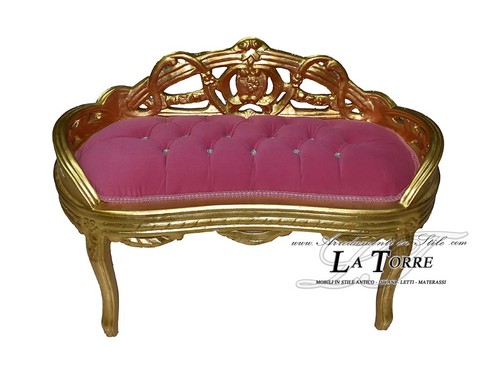 Banquette style baroque - banquette,