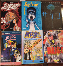 lot de 6 Mangas vintage 