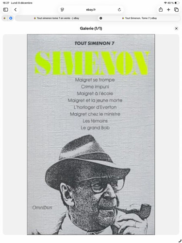 Tout simenon tome - tout, omnibus