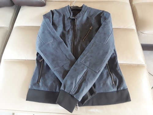 Blouson kaporal cuir daim - blouson,