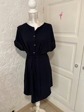 robe bleu marine taille L