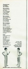 publicité Advertising 0121 1965 Eminence Junior slip sous vetements pyjamas t-sh