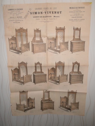 Superbe affiche 1899 - superbe,