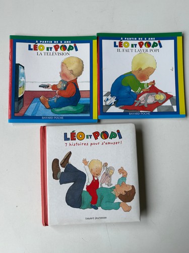 Lot livres leo popi - et, /