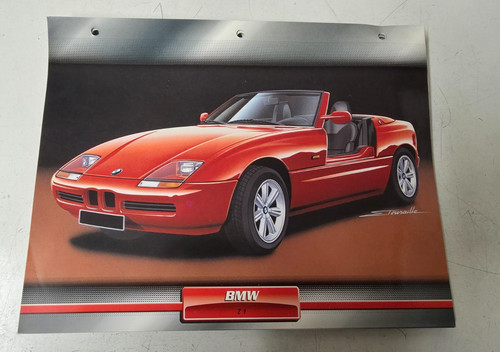 Bmw carte fiche voitures - carte,