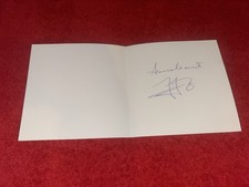 Carte Dédicacée Autograph