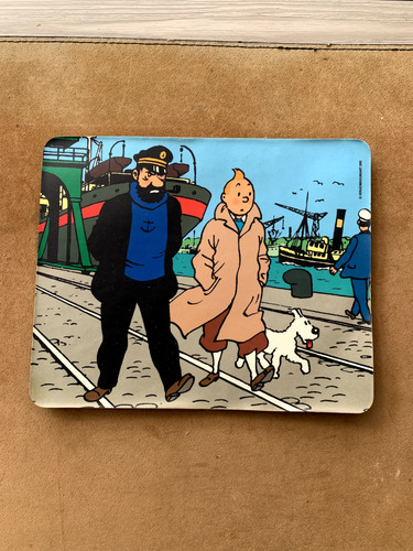 Tapis souris tintin - tintin, c4