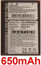 Batterie 650mAh AB463651BC