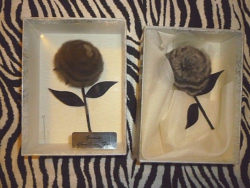 Chinchilla fur vintage rose - 2,