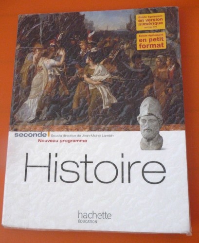 Livre scolaire seconde 2nde - livre,