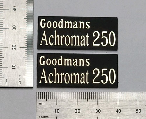 Goodmans achromat 250 speaker - goodmans,