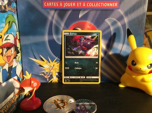 Carte pokemon zorua - sm83, holo