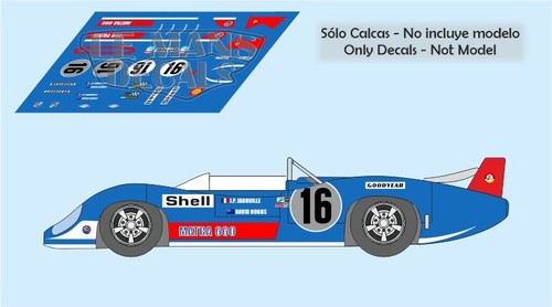 Autocollants matra ms660c - ms660c, le