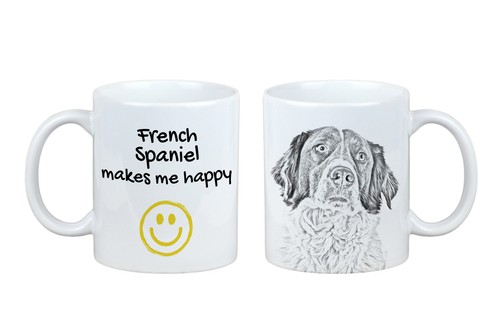 épagneul français tasse avec - Épagneul,