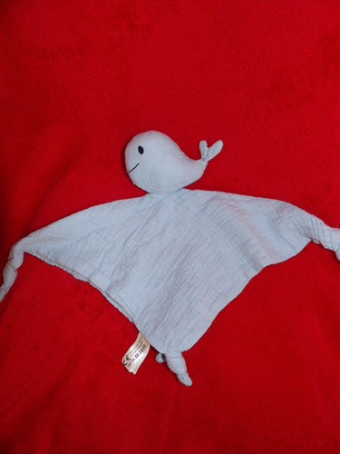 Doudou plat lange baleine - doudou,