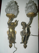 Paire d'appliques anciennes en