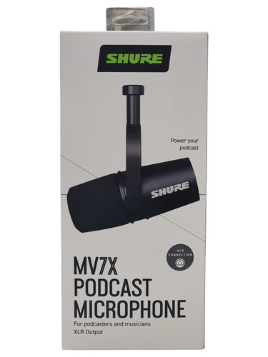 Microphone shure mv7x xlr - microphone,
