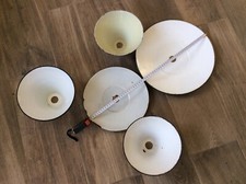 Lot de 5 Anciens abat jour en