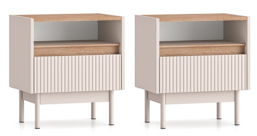 2er set console nuit - 2er-set, de