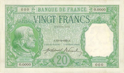 Francs bayard france 1925 - francs,