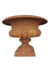 vase médicis en fonte /