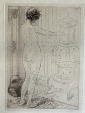 Carl Larsson gravure Eau Forte