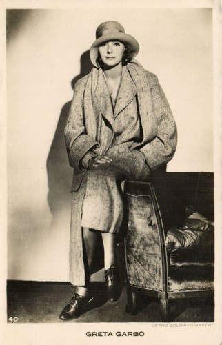 Cpa greta garbo - pc,
