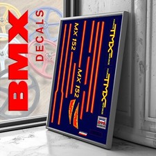 Stickers repro BMX Vintage decals MOTOBECANE MX152 MX 152 s