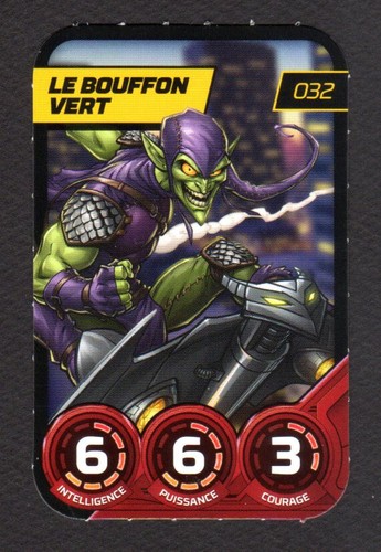Carte marvel leclerc 2023 - marvel,