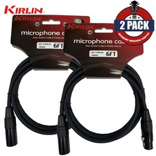 2-PACK Kirlin 6FT XLR