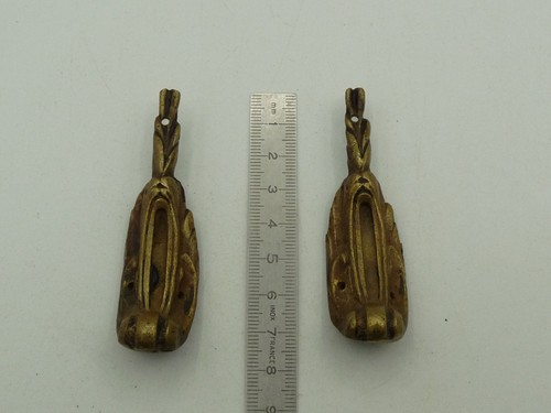 Paire anciennes garnitures