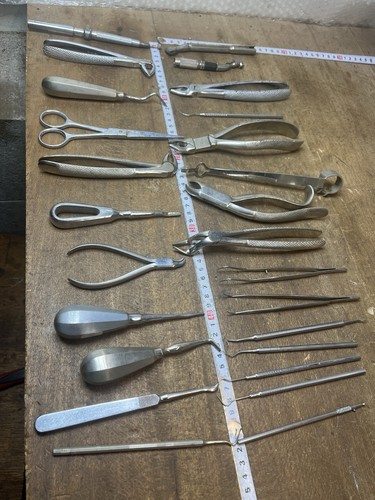 Lot outils anciens dentiste - lot,