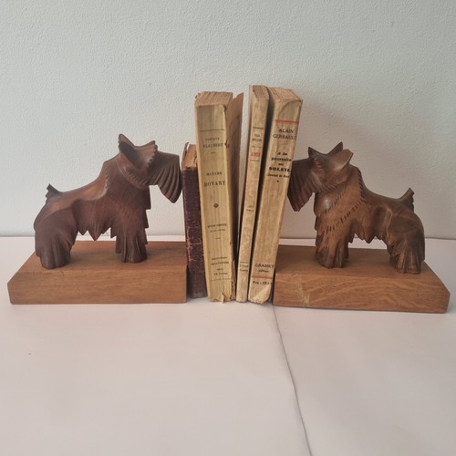 Serre livres petits chiens - serre-livres-,