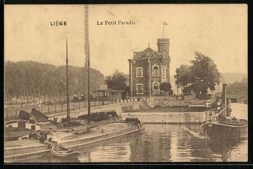 Cpa liege petit - petit, paradis