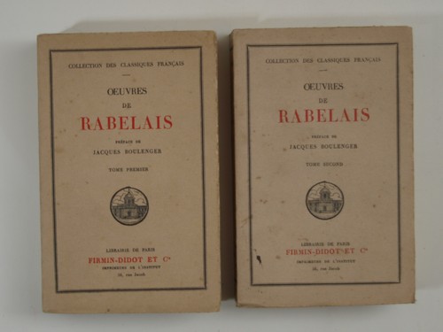 Rabelais francois oeuvres - rabelais,, :