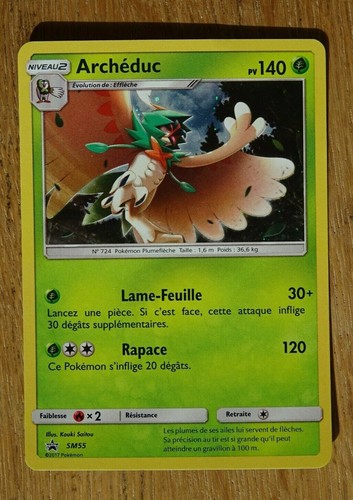 Carte pokemon archeduc - carte,