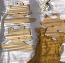 Lot De 5 cintres en bois Renard Bebe /enfant