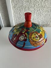 Vintage Toupie En Tôle