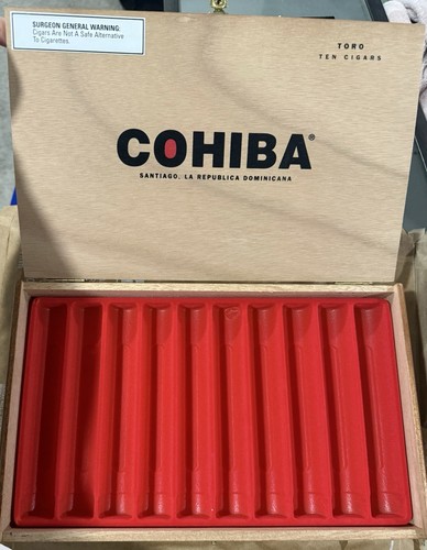 Cohiba wooden cigar - cohiba, empty
