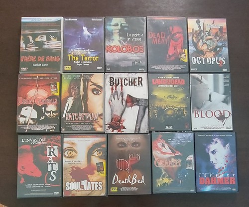 Lot dvd horreur - 15,