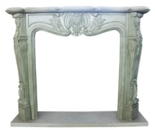 Cheminée en marbre, style